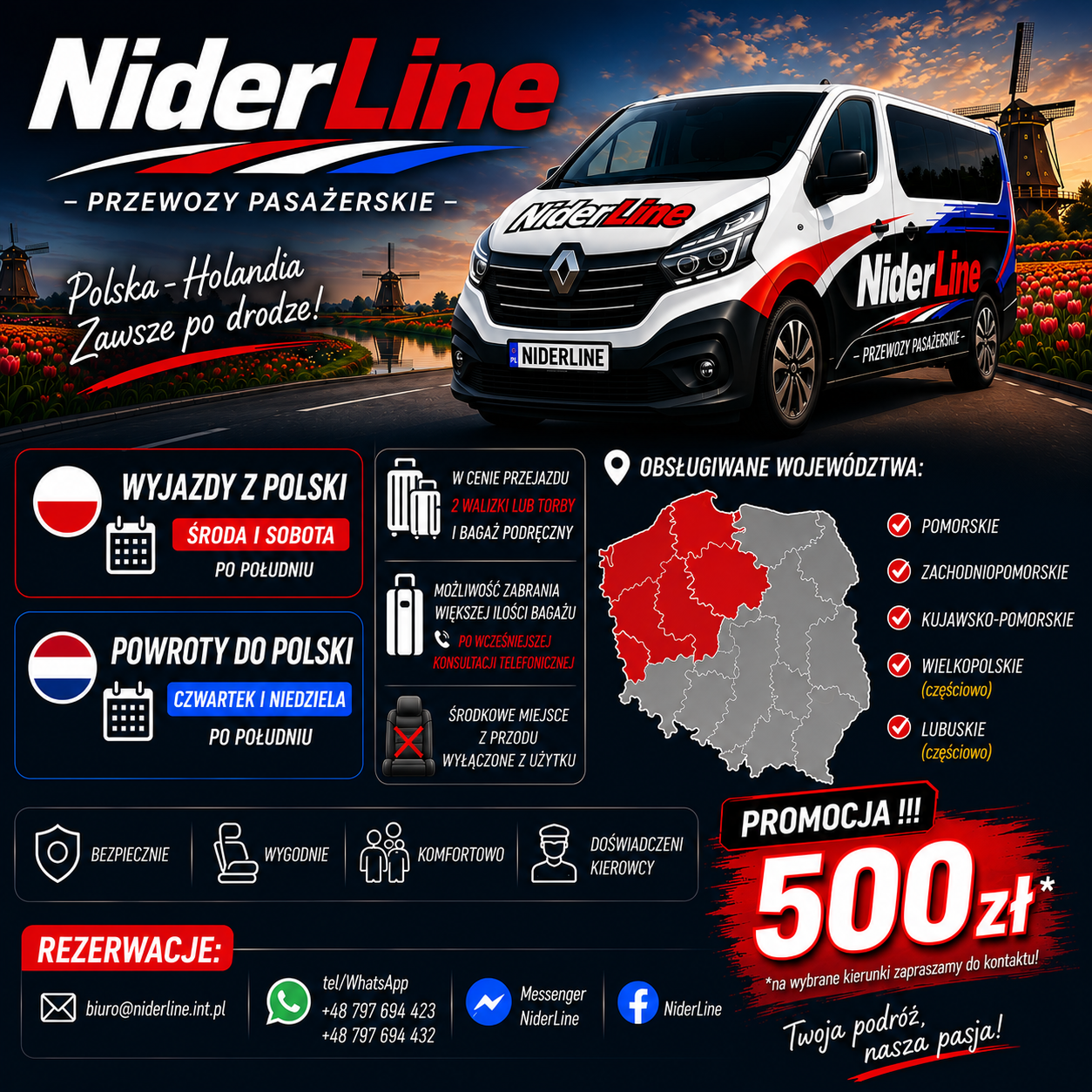 NiderLine – przewozy Polska Holandia